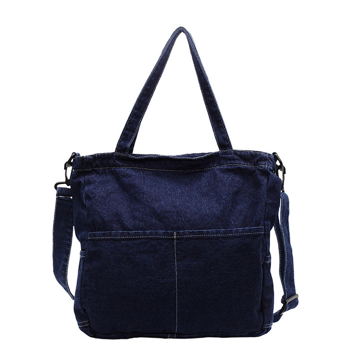 Premium Denim Shoulder Bag Bowlift