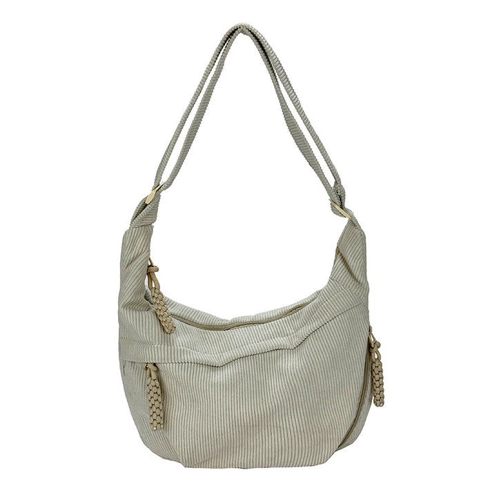 Shoulder bag with artistic fan design Bowlift