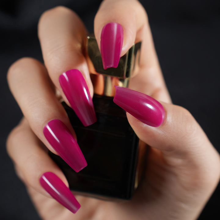 Premium Glossy Press-On Nail Set Bowlift