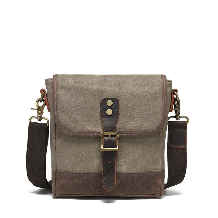 Retro Canvas Shoulder Bag Bowlift