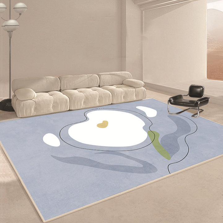 Modern Geometric Floral Area Rug Bowlift