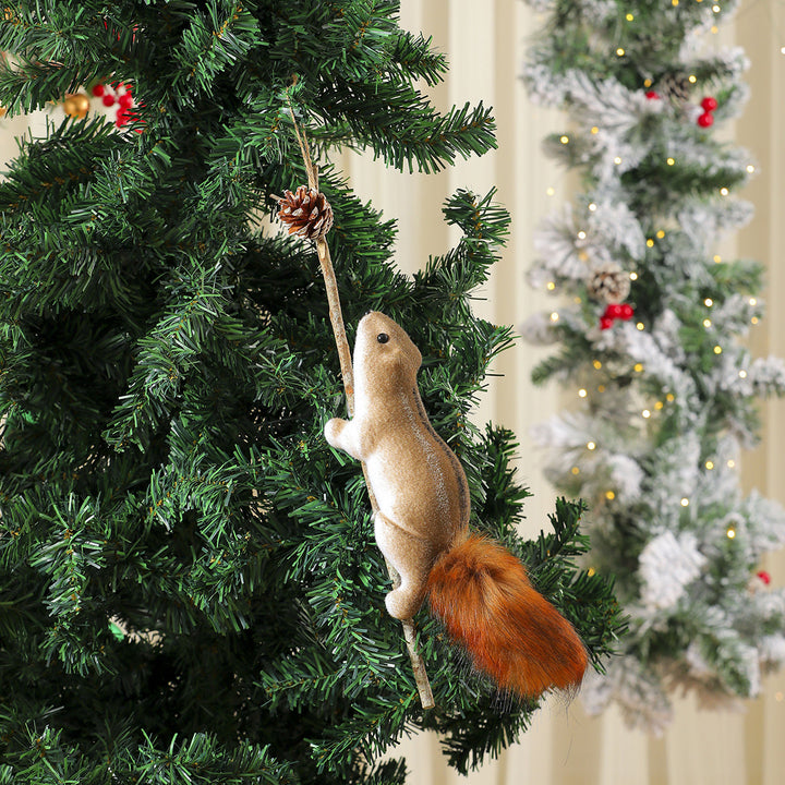 Decorative Christmas Squirrel Ornament Bowlift