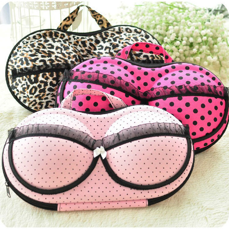 Stylish Dot Patterned Makeup Organizer Bowlift