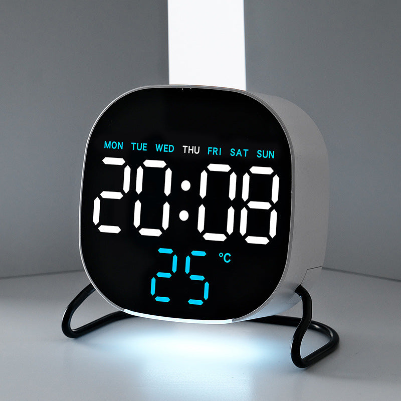 Digital Multi-Function Alarm Clock with Large LED Display Bowlift