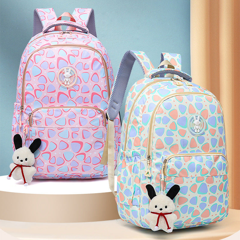Cheerful school backpack with unique patterns and practical compartments Bowlift
