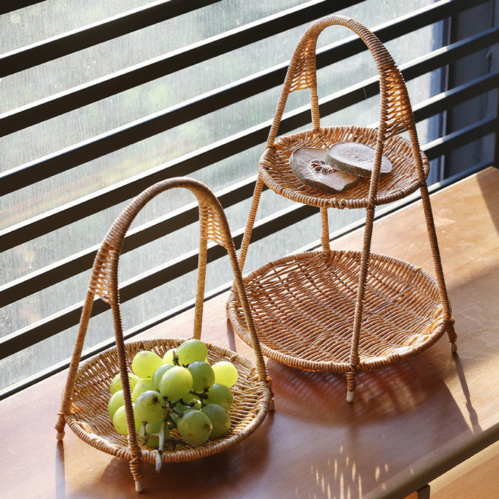 Elegant Woven Storage Basket Bowlift