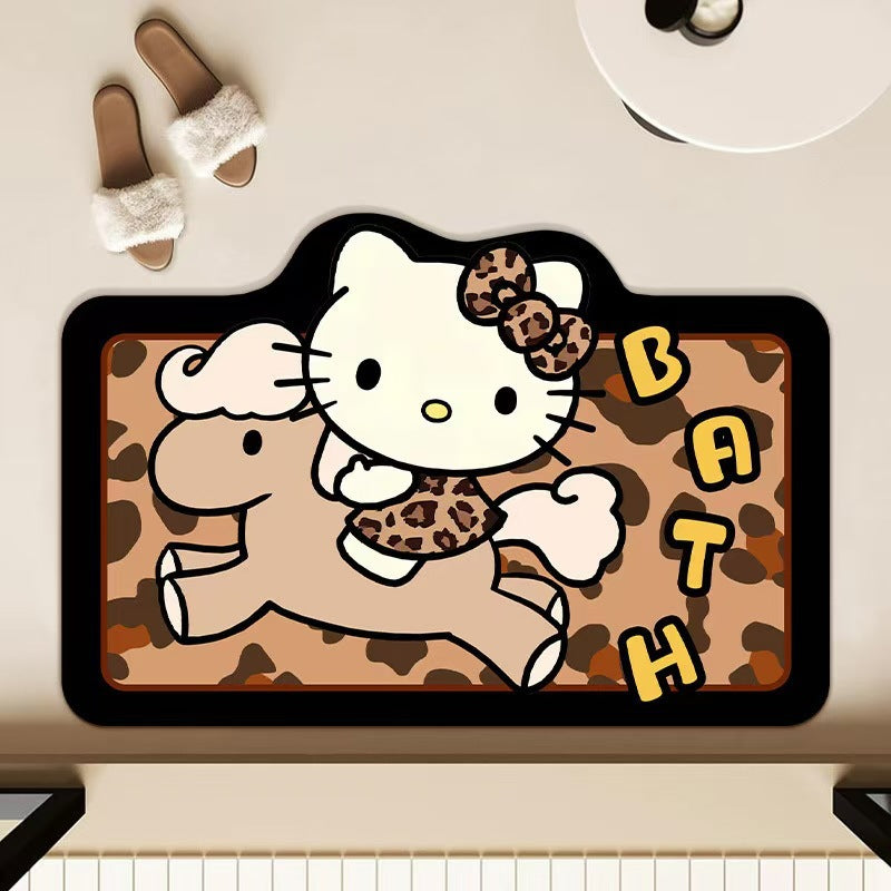 Hello Kitty-Themed Bath Mat Bowlift