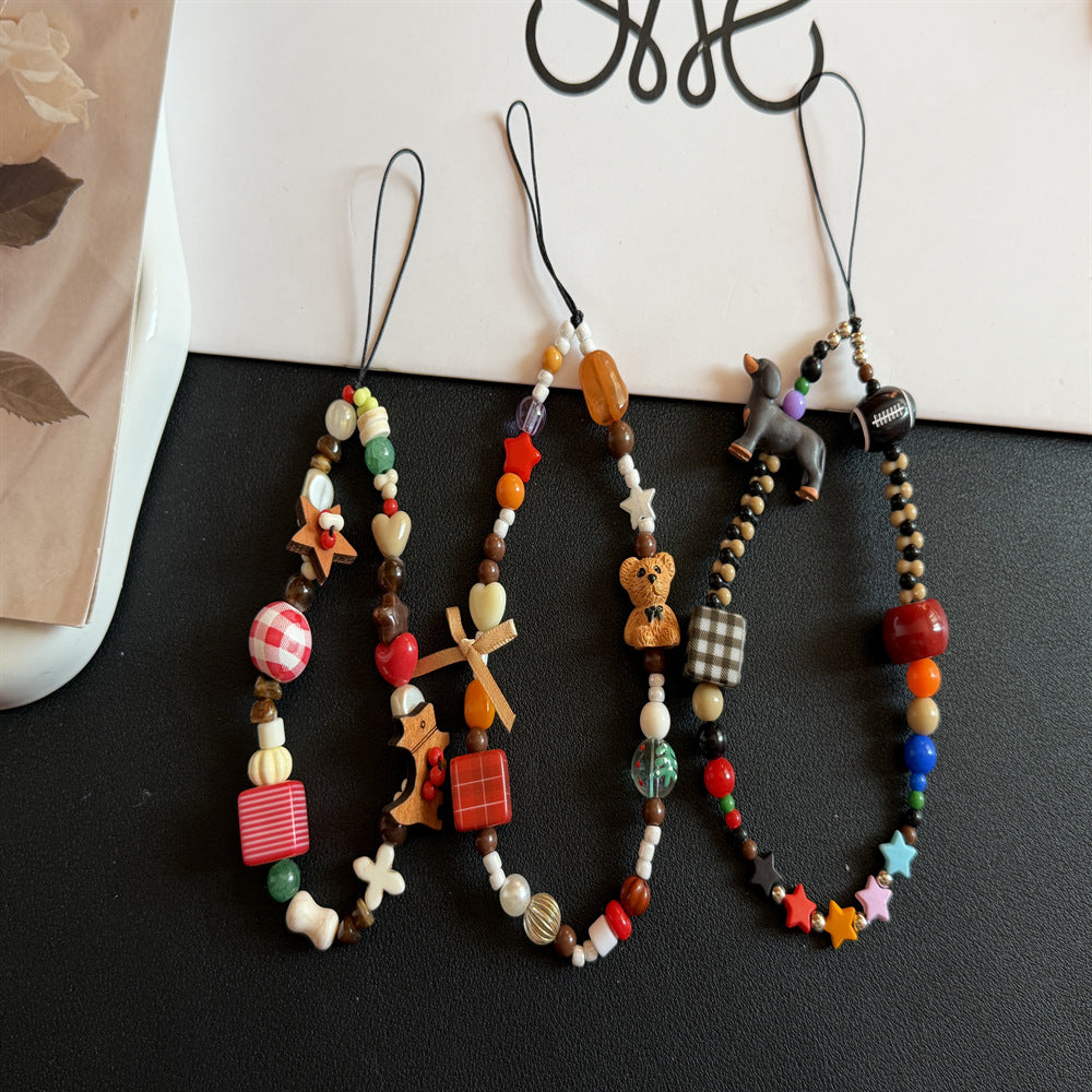Creative Themed Beaded Eyewear Holder Bowlift