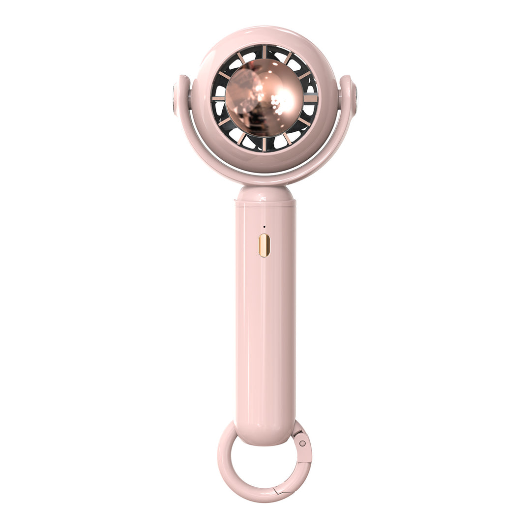 Women Portable Mini Cooling Fan with LED Lighting Bowlift