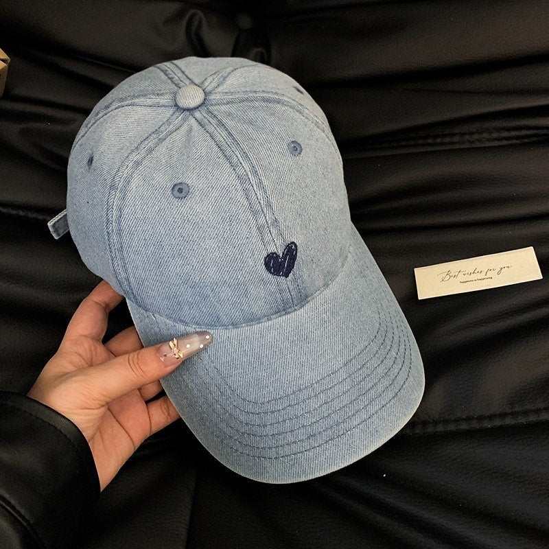 Women's Classic Denim Baseball Cap Bowlift