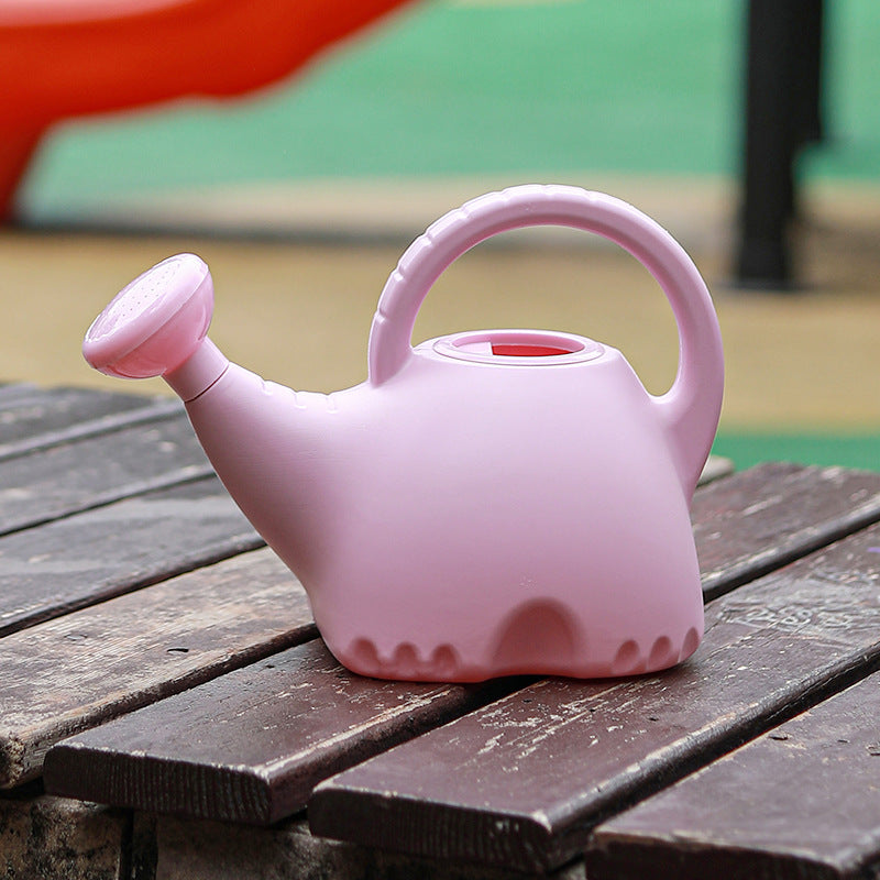 Decorative Elephant-Shaped Watering Can Bowlift