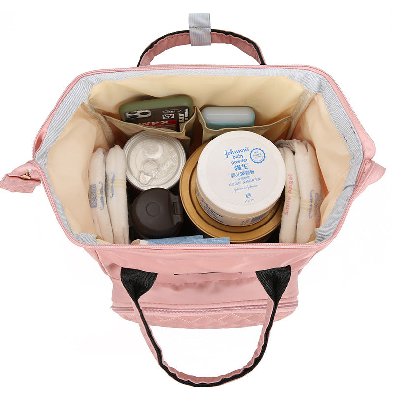 Quilted Multi-Functional Travel Backpack Bowlift