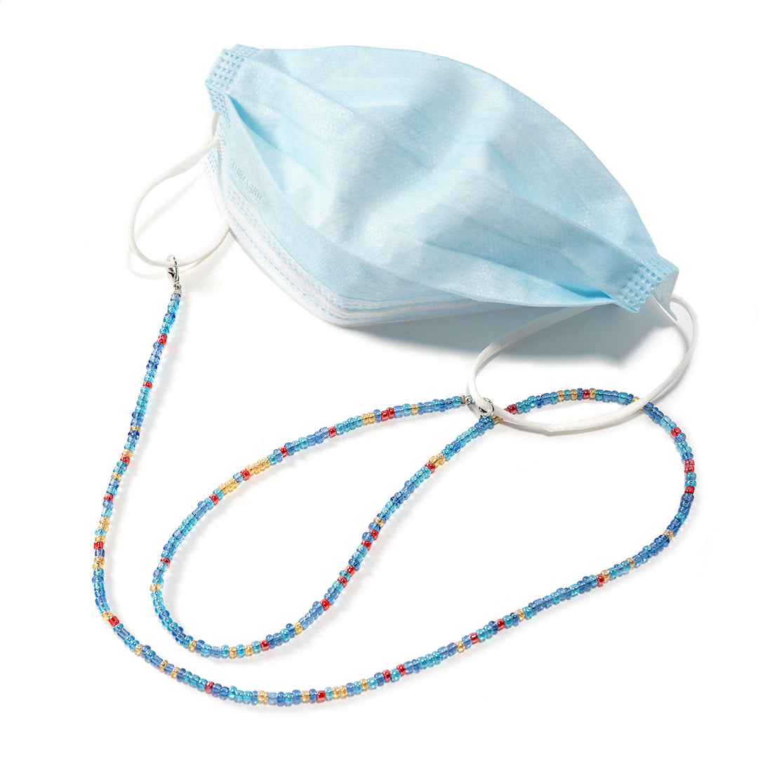 Handcrafted Multicolored Beaded Eyewear Chain Bowlift
