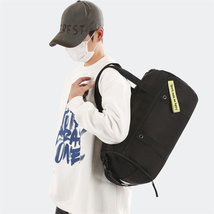 Versatile Multi-Compartment Sports Duffel Bag Bowlift
