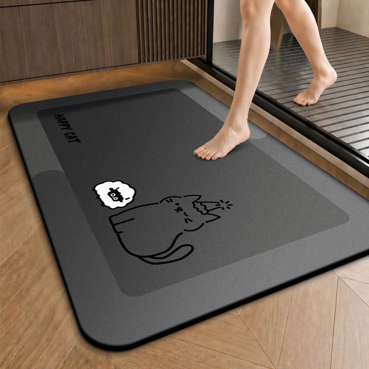 Cartoon-Themed Non-Slip Bath Rug
