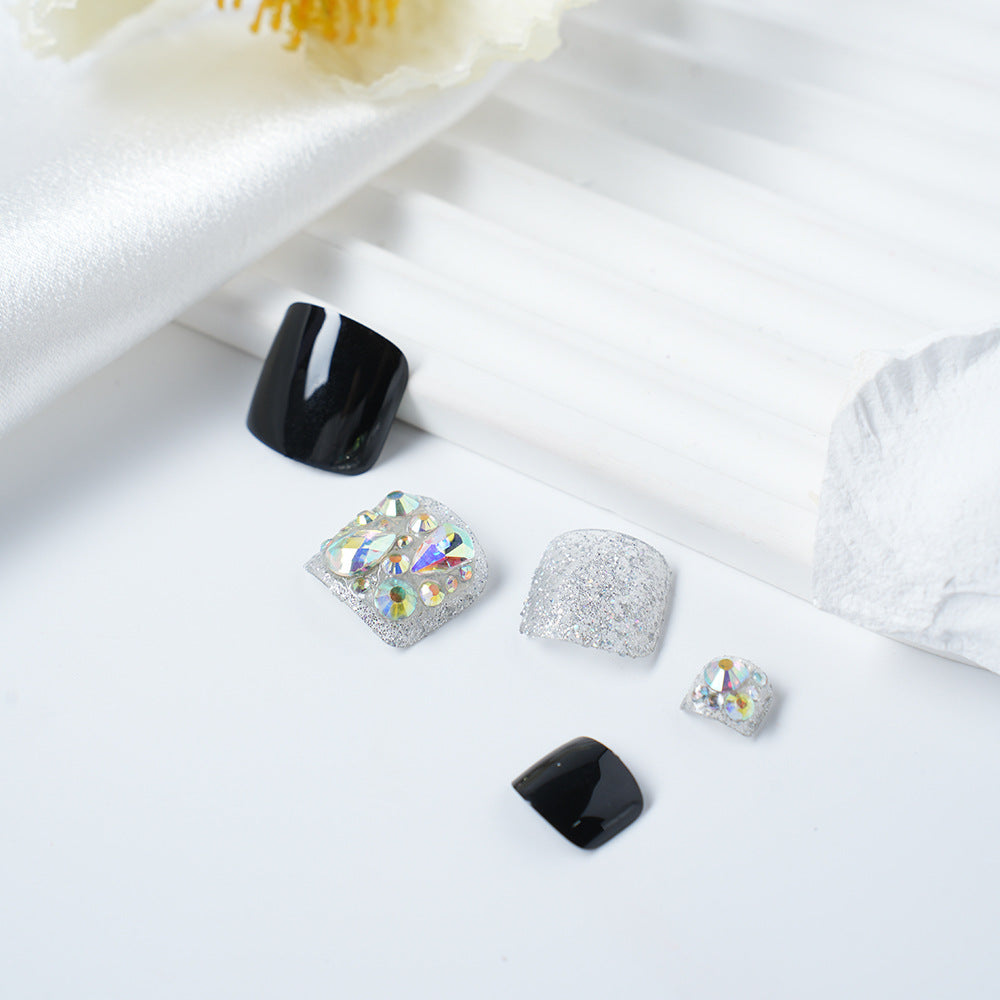 Decorative Glam Press-On Nail Set Bowlift