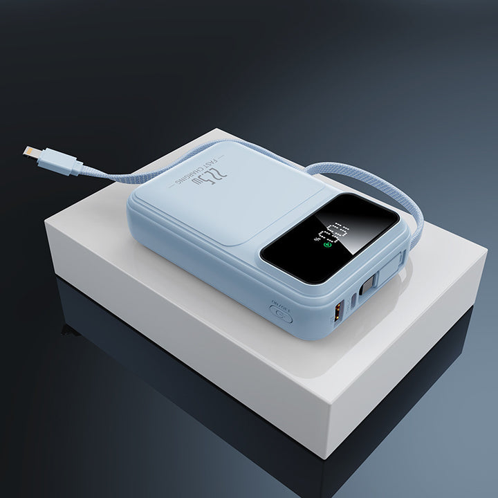 Portable Powerbank with Digital Charge Level Indicator and Fast Charge Function Bowlift