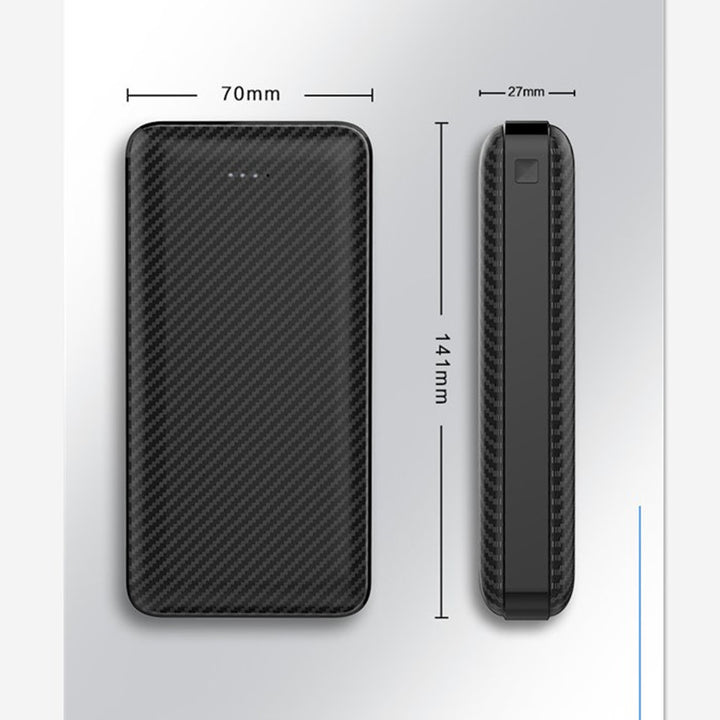 Thin power bank with high-speed charging technology Bowlift