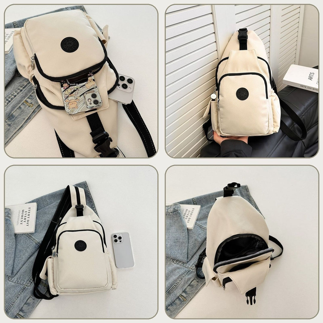 Multi-Pocket Casual Sling Bag Bowlift