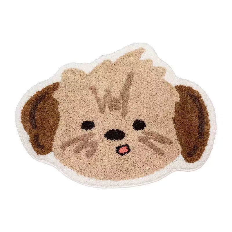 Cute Dog-Themed Bath Mat Bowlift
