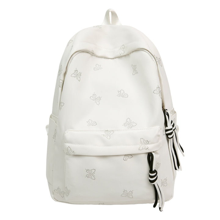 Fashionable backpack with shimmering butterfly design Bowlift