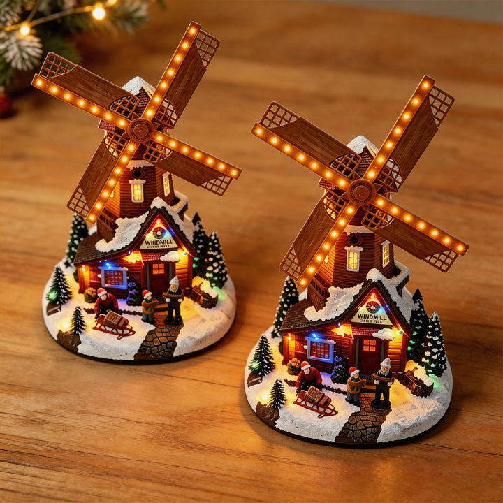 Nostalgic Christmas Windmill Decoration Bowlift