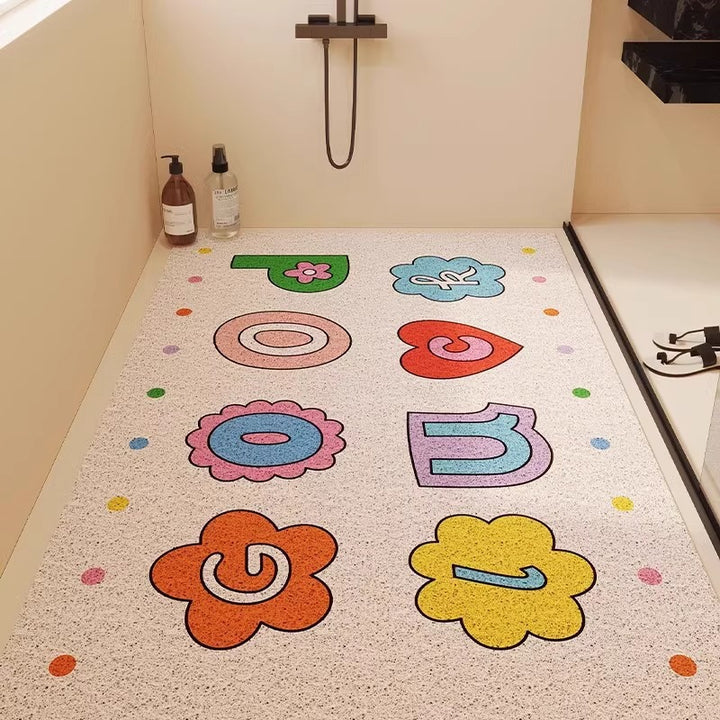 Fun Dinosaur-Themed Bathroom Mat Bowlift