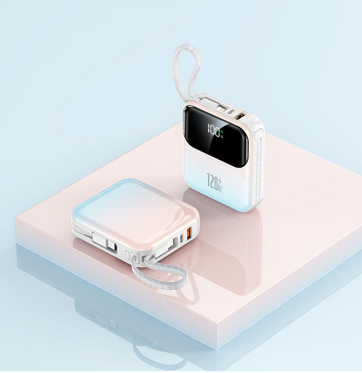 Compact power bank with digital display and high-speed charging function Bowlift