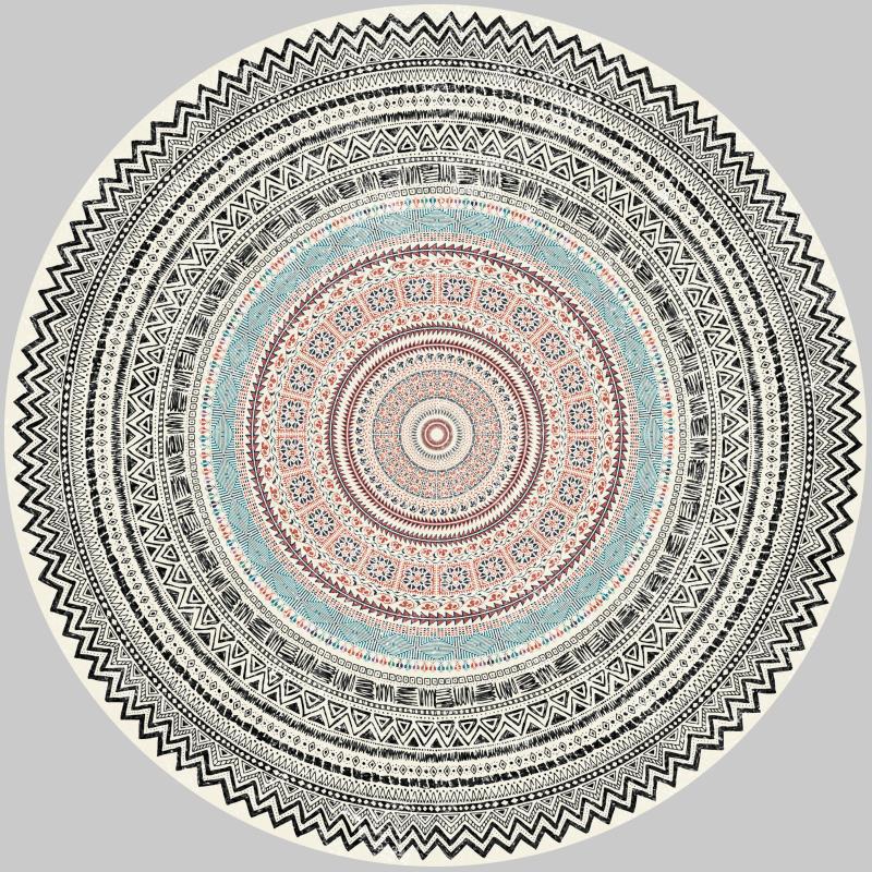 Intricate Mandala Design Area Mat Bowlift