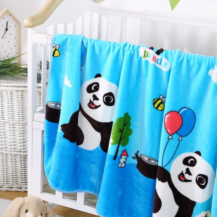 Children's Cartoon Character Fleece Blanket Bowlift