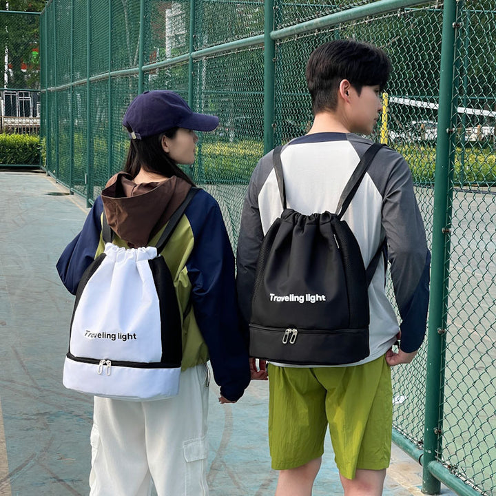 Lightweight Gym Drawstring Backpack Bowlift