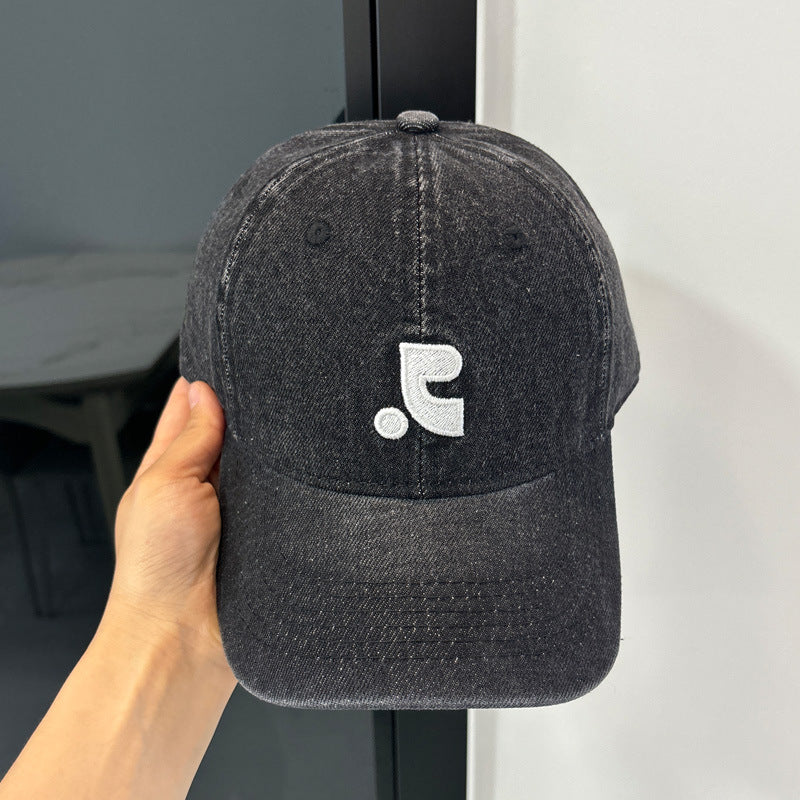 Men's Denim Style Baseball Cap Bowlift