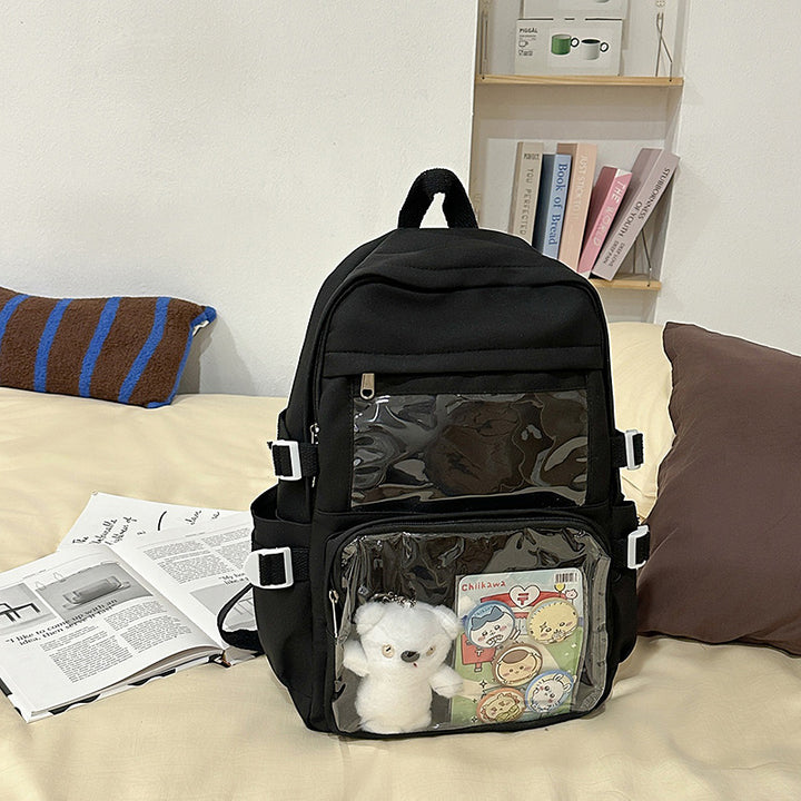 Clear Front Multi-Pocket Backpack Bowlift