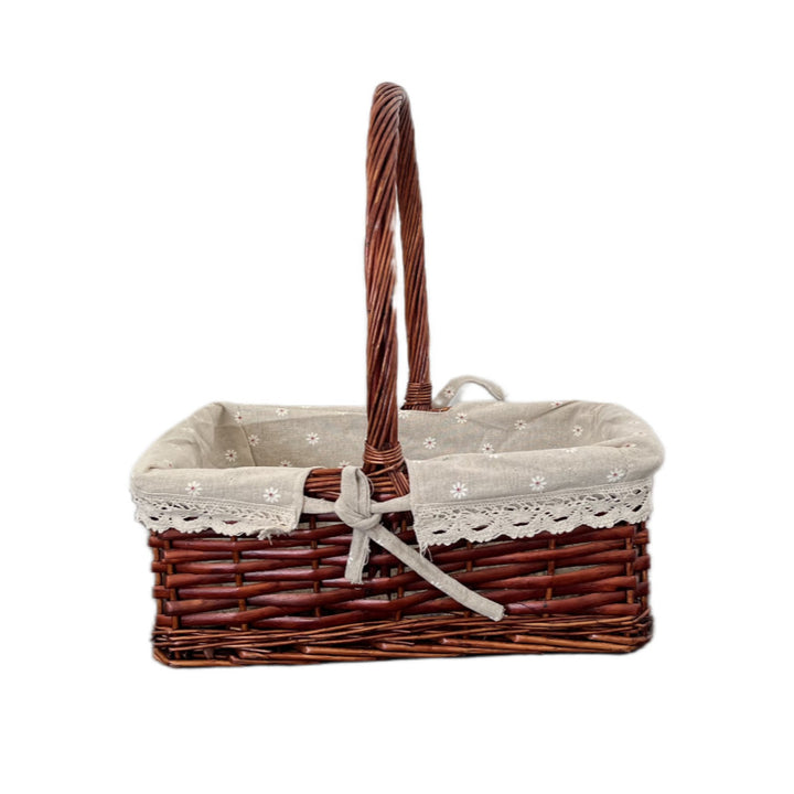 Decorative Woven Storage Basket Bowlift