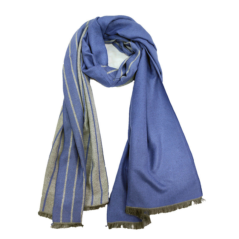 Ladies Elegant and Warm Scarf with Geometric Pattern Bowlift