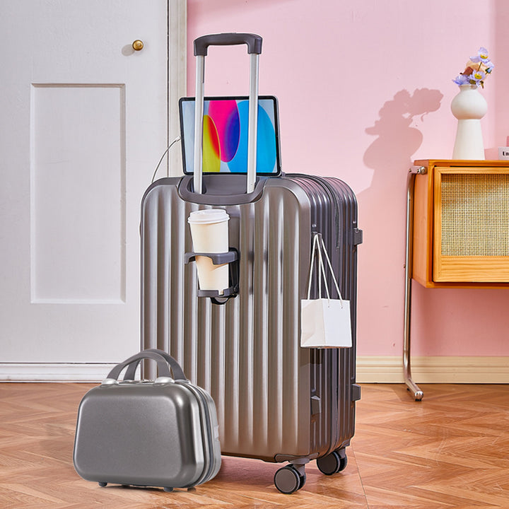 Smart Roller Luggage with Integrated USB Charging Port Bowlift