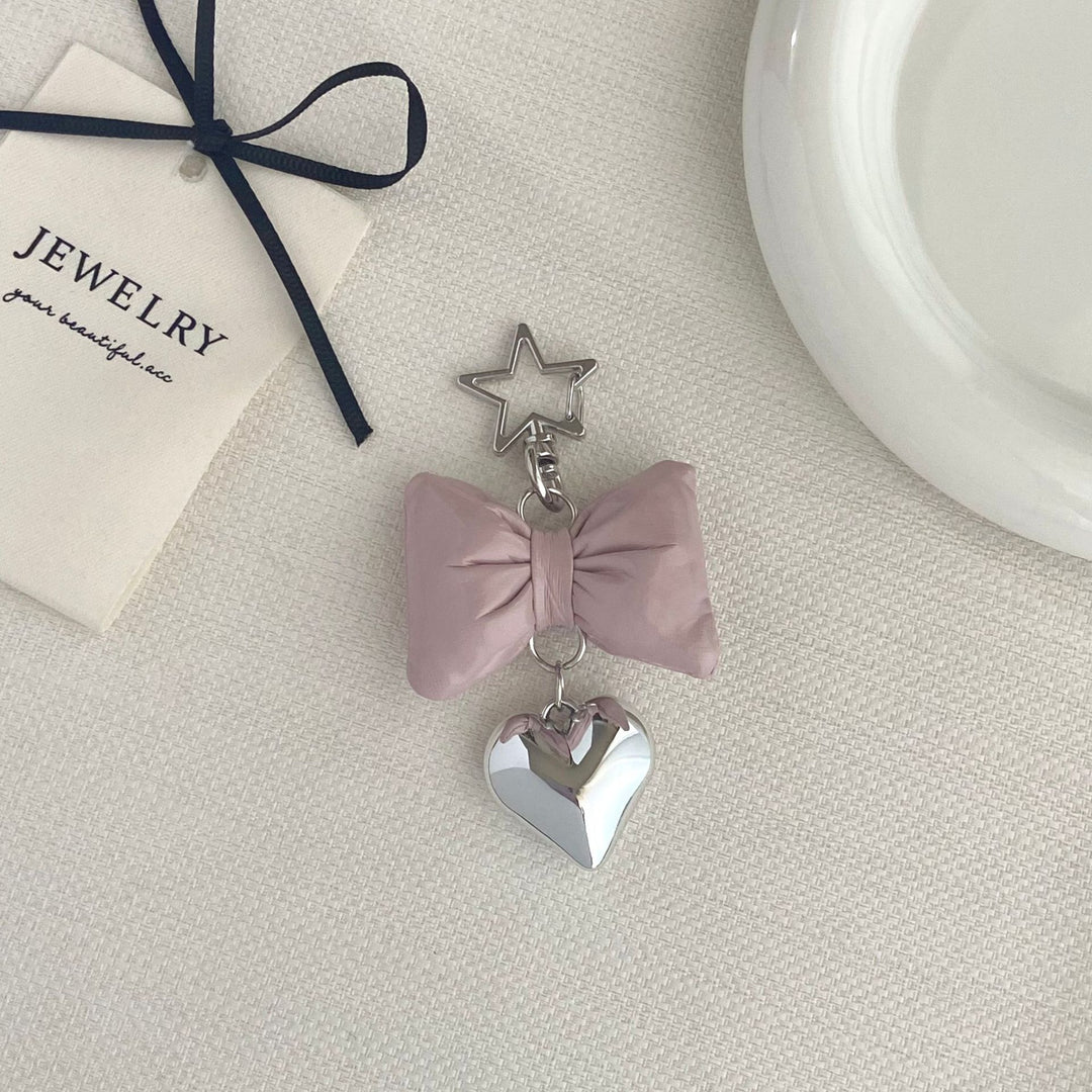 Bow-Shaped Charm Keychain Bowlift