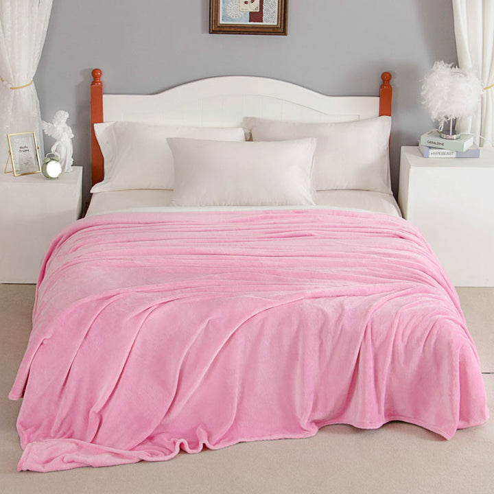 Plush Fleece Throw Blanket Bowlift