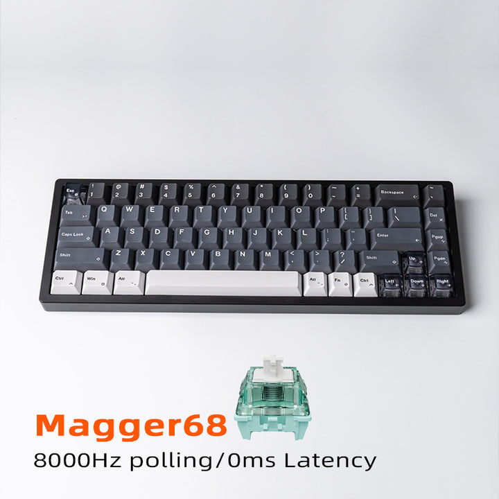68-Key Mechanical Keyboard with Ultra-Responsive Switches Bowlift