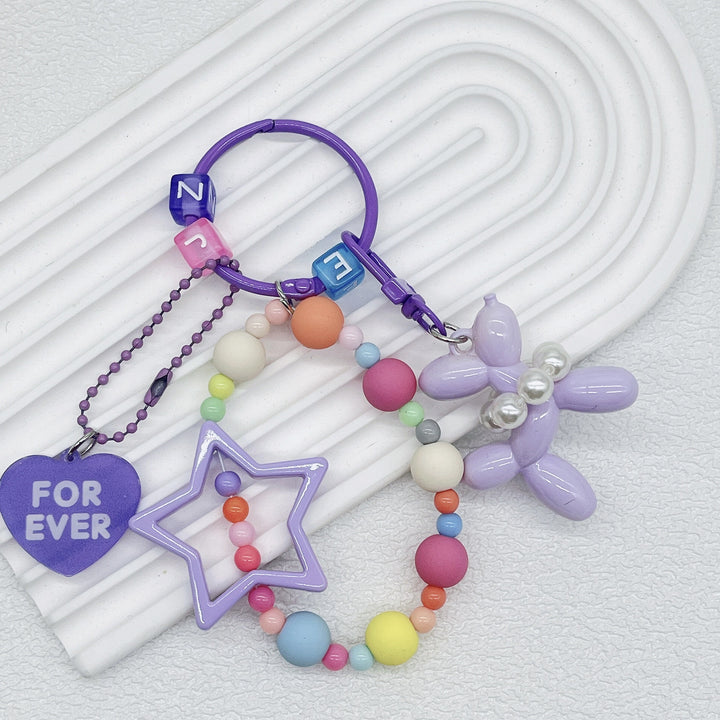 Colorful Themed Charm Keychain Bowlift