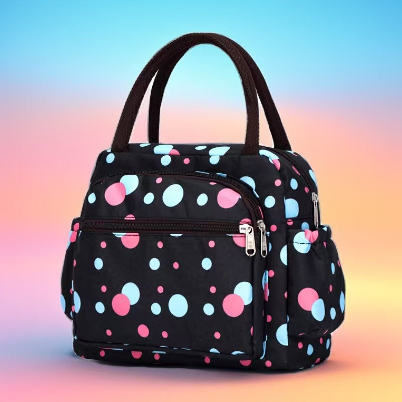 Cat Print Insulated Lunch Bag Bowlift