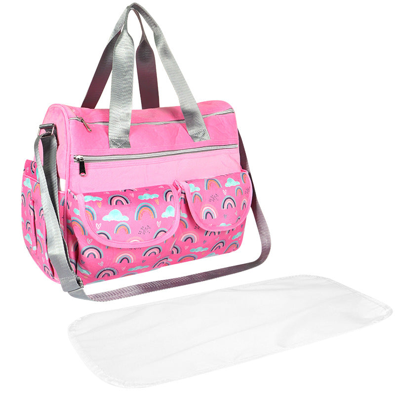 Multifunctional diaper bag with practical compartments Bowlift