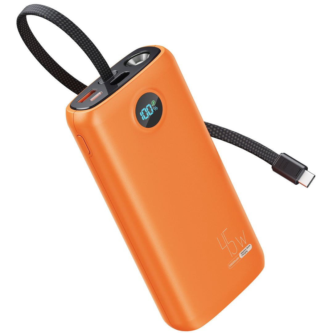 High-performance power bank with digital charging display and 45W fast charging function Bowlift