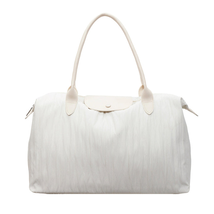 Premium Textured Leather Travel Tote