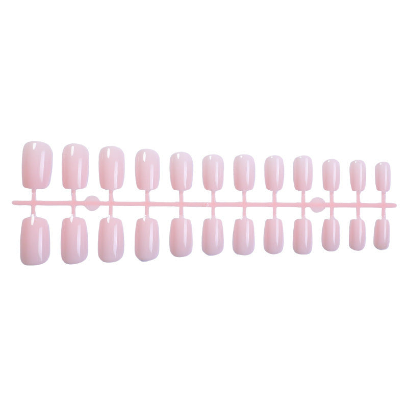 High-quality artificial nail set with natural shine Bowlift