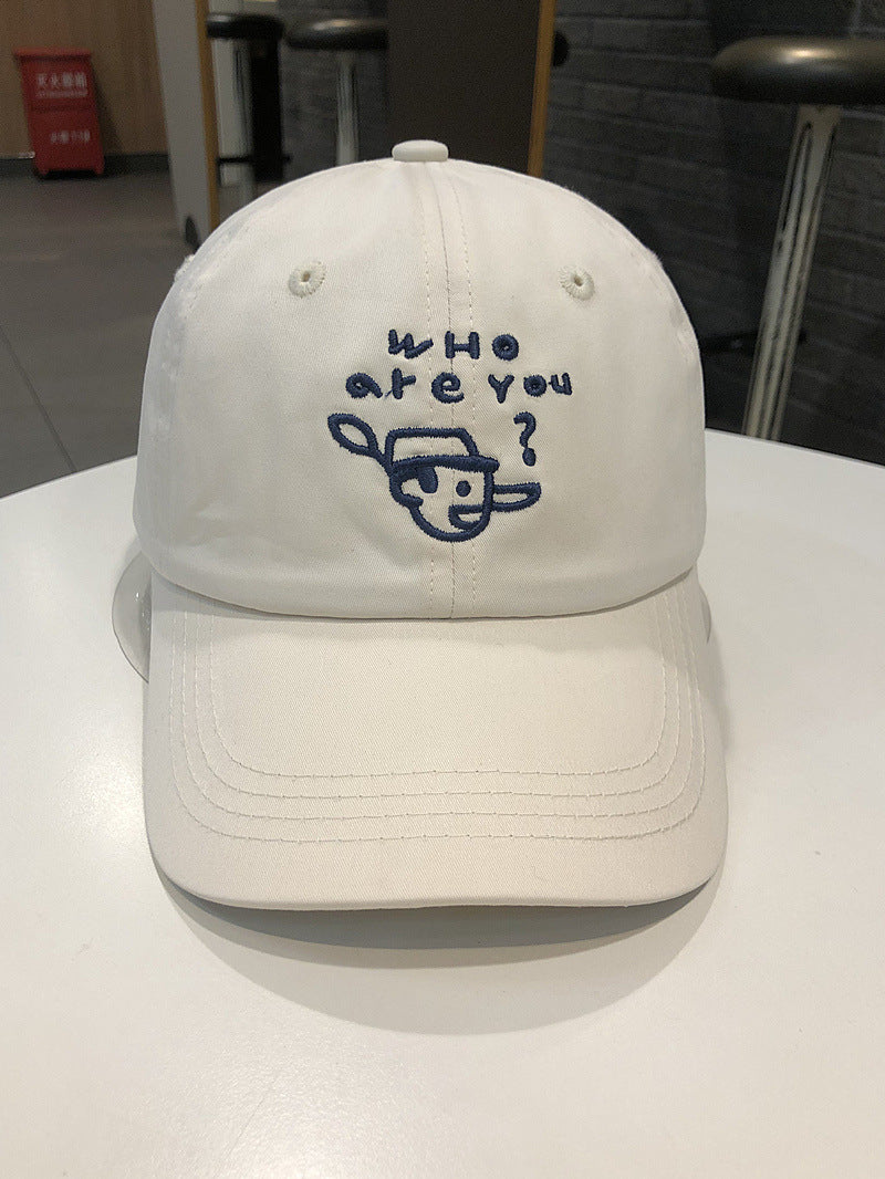 Men's Embroidered Character Casual Cap Bowlift