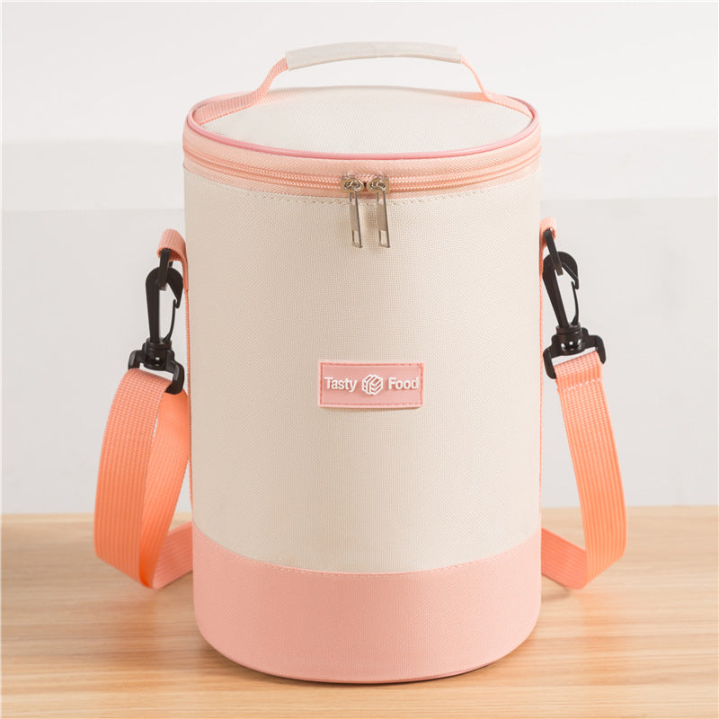 Insulated Food Storage Cylinder Bag Bowlift