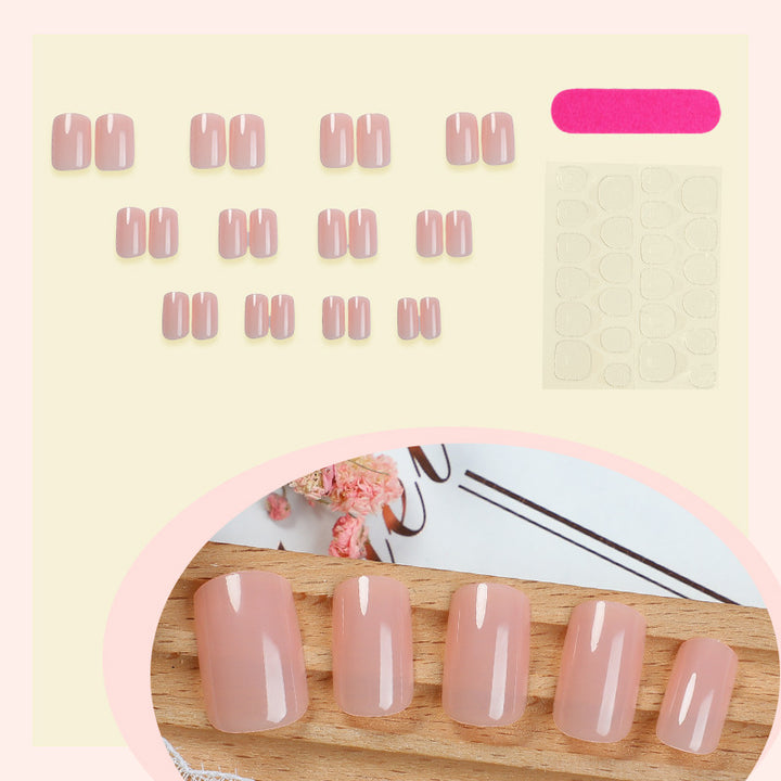 Premium Short Press-On Nail Set Bowlift