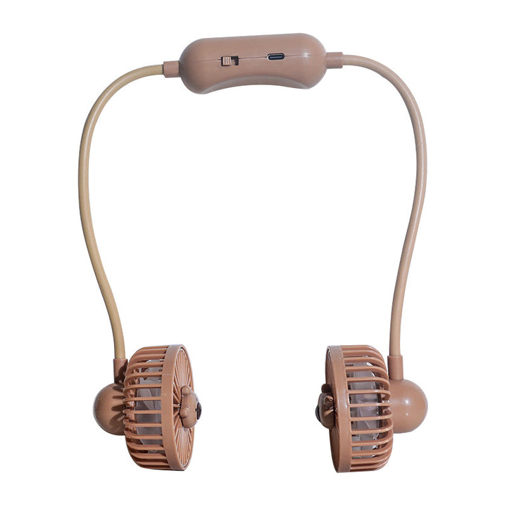 Portable Usb Neck Fan with Flexible Mount Bowlift