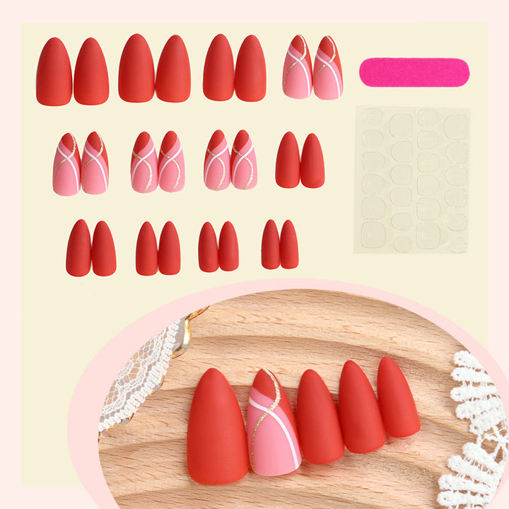 Premium Artificial Nails with Exquisite Design Bowlift